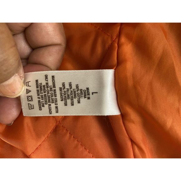 Aéropostale Bomber Gray Jacket - Sherpa Lined - Zipper Closure - Size L - Picture 13 of 14